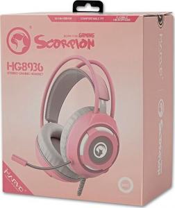 Słuchawki Marvo HG8936 Różowe (QMMWM36EGA00) 6