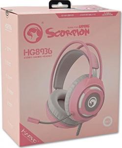 Słuchawki Marvo HG8936 Różowe (QMMWM36EGA00) 7