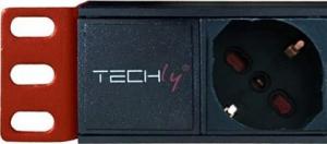 Techly Listwa zasilająca PDU Rack 19" 1U 8x Schuko 2m (I-CASE STRIP-81V2) 2
