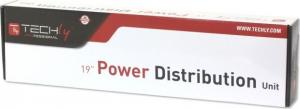 Techly Listwa zasilająca PDU Rack 19" 1U 8x Schuko 2m (I-CASE STRIP-81V2) 4