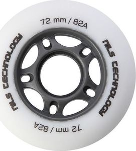 Nils Extreme PU 72x24 82A BIAŁE MATOWE KÓŁKA (4 szt.) NILS EXTREME 2