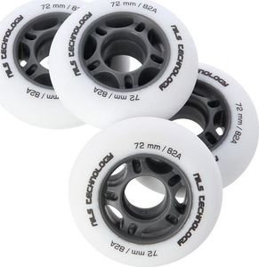 Nils Extreme PU 72x24 82A BIAŁE MATOWE KÓŁKA (4 szt.) NILS EXTREME 3