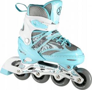 Rolki Nils Extreme NA10602 rekreacyjne regulowane niebieskie r. 31-34 2