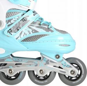 Rolki Nils Extreme NA10602 rekreacyjne regulowane niebieskie r. 31-34 5