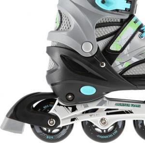 Rolki Nils Extreme NA10602 rekreacyjne regulowane szare r. 35-38 5