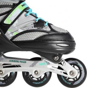 Rolki Nils Extreme NA10602 rekreacyjne regulowane szare r. 35-38 6