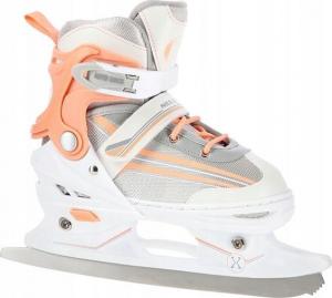 Rolki Nils Extreme NH18190 z wymienną płozą regulowane białe r. 29-33 2