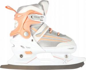 Rolki Nils Extreme NH18190 z wymienną płozą regulowane białe r. 29-33 3