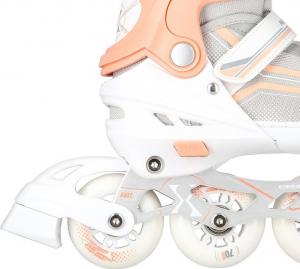 Rolki Nils Extreme NH18190 z wymienną płozą regulowane białe r. 29-33 7