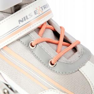 Rolki Nils Extreme NH18190 z wymienną płozą regulowane białe r. 29-33 9