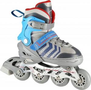 Rolki Nils Extreme NH18192 z wymienną płozą regulowane szare r. 29-33 4