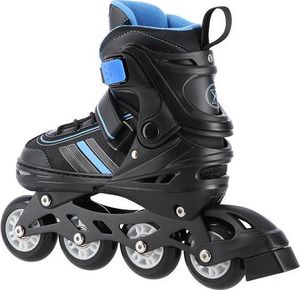 Rolki Nils Extreme NH18191 z wymienną płozą regulowane czarne r. 34-38 5