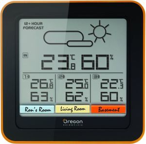 Stacja pogodowa Oregon Multi-Zone z trzema czujnikami RAR502 (156665) 2