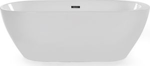 Wanna Beliani wolnostojąca Nevis 160 cm biała 3