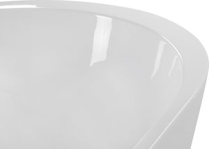 Wanna Beliani wolnostojąca Nevis 160 cm biała 6