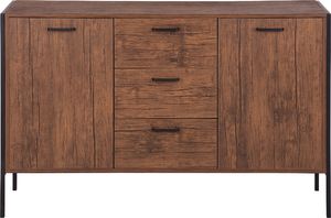 Beliani Komoda ciemne drewno TIFTON 3