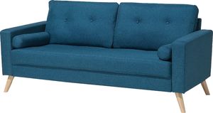 Beliani Sofa 2-osobowa niebieska KALMAR 2