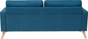 Beliani Sofa 2-osobowa niebieska KALMAR 3