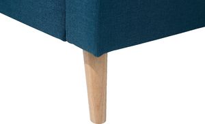 Beliani Sofa 2-osobowa niebieska KALMAR 4