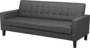 Beliani Sofa rozkładana ciemnoszara VEHKOO 2