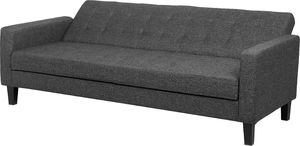 Beliani Sofa rozkładana ciemnoszara VEHKOO 3