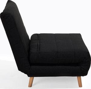 Beliani Sofa rozkładana czarna SETTEN 5