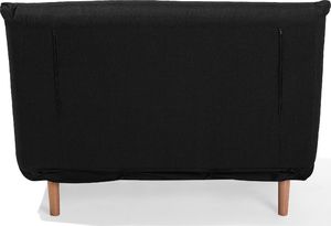 Beliani Sofa rozkładana czarna SETTEN 6