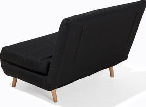 Beliani Sofa rozkładana czarna SETTEN 7