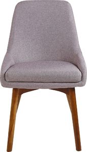 Beliani Zestaw 2 krzeseł do jadalni beżowoszary MELFORT 3