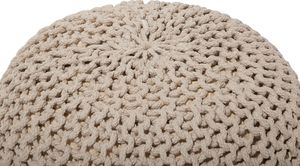 Beliani Puf 40 x 25 cm beżowy CONRAD 2