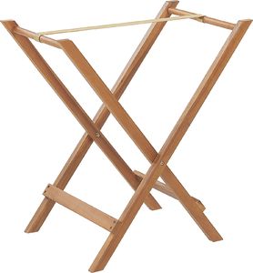 Beliani Stolik ogrodowy drewniany jasny JAVA 3