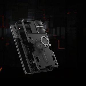 Nillkin Etui Nillkin CamShield Armor do Samsung Galaxy S21+ (Czarne) uniwersalny 9