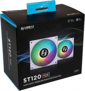 Wentylator Lian Li ST120 Biały 3-pack (ST120-3B) 10