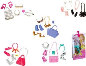 Lalka Barbie Mattel Barbie dodatki do ubranek WB18 - CFX30 1
