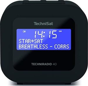 Radiobudzik TechniSat TechniSat TECHNIRADIO 40, radio alarm clock (black, FM, DAB / DAB +, USB) 1