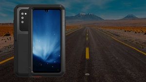 LOVE MEI Etui Love Mei Powerful do Samsung Galaxy A41 (Czerwone) uniwersalny 2