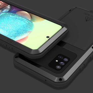 LOVE MEI Etui Love Mei Powerful do Samsung Galaxy A71 (Srebrne) uniwersalny 4