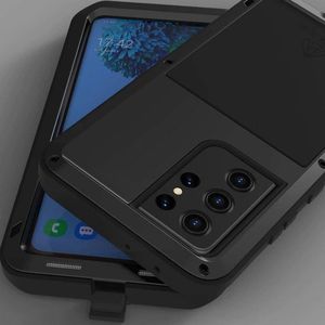 LOVE MEI Etui Love Mei Powerful do Samsung Galaxy S21 Ultra (Srebrne) uniwersalny 5