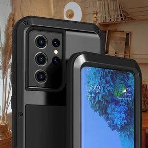 LOVE MEI Etui Love Mei Powerful do Samsung Galaxy S21 Ultra (Srebrne) uniwersalny 6