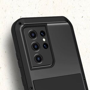 LOVE MEI Etui Love Mei Powerful do Samsung Galaxy S21 Ultra (Srebrne) uniwersalny 10