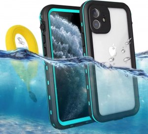 Strado Etui Wodoodporne + pasek do Apple iPhone 12 Mini (Czarne) uniwersalny 3