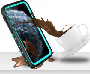 Strado Etui Wodoodporne + pasek do Apple iPhone 12 Mini (Czarne) uniwersalny 4