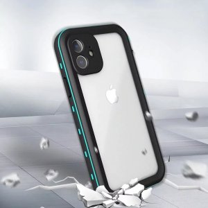 Strado Etui Wodoodporne + pasek do Apple iPhone 12 Mini (Czarne) uniwersalny 5