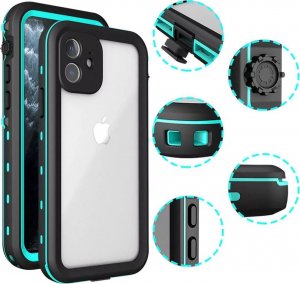 Strado Etui Wodoodporne + pasek do Apple iPhone 12 Mini (Czarne) uniwersalny 10