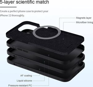 Nillkin Etui Nillkin Flex PRO Magnetic do Apple iPhone 12/12 Pro (Czerwone) uniwersalny 8