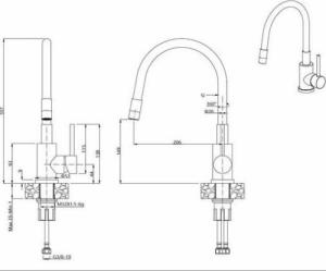 Bateria kuchenna Steiner Maggie stojąca szara (84818011) 2