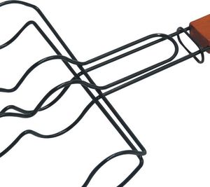 Vaggan Ruszt DO GRILLOWANIA KIEŁBASY SZASZŁYKÓW kratka siatka zamykana na grilla 3