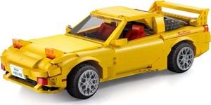 Cada zestaw klocków konstrukcyjnych żółta Mazda RX-7 manga Initial-D (14065) 3