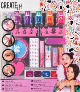 Canenco Create it! zestaw pachnący make-up i manicure z brokatem 2