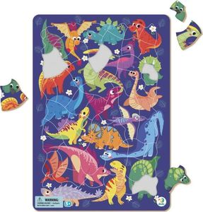 Dodo Dodo Puzzle ramkowe Dinozaury 53 elementy 1
